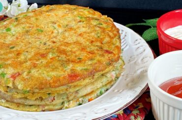 10 Minutes New Breakfast Idea | N0 EGG | Healthy Breakfast Recipe | Nutri Vegetable Roastie