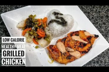 Healthy Grilled Chicken Steak Recipe - Low Calorie - For Weight Loss - Diet Food | Chicken Meal Prep