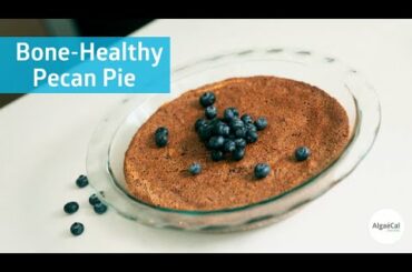 Healthy Pecan Pie | AlgaeCal Recipes