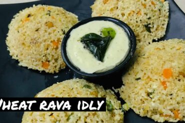 #Shorts | Instant Breakfast | Healthy Breakfast Recipe in Tamil | Wheat Rava idly in Tamil