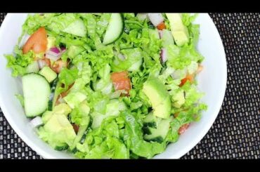 yummy lettuce salad! weight loss recipe!! easy and healthy salad recipe!