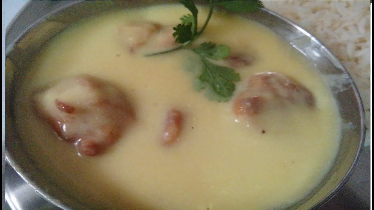 Besan ki Kadhi (Curry) with Fluffy Pakode | Healthy Food Recipes Besan ki Kadhi (Curry) with Fluffy Pakode | Healthy Food Recipes