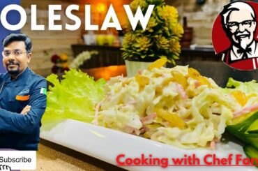 How to Make Coleslaw | KFC Style Coleslaw Recipe | 10 minutes Salad recipe | Healthy Salad | Try it.