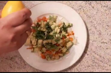 Healthy Quick Salad/Recipe from Nephew 3 year old/Abdiel
