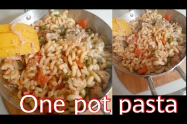 One Pot pasta recipe by cook n cook /less dishes to wash #onepotpasta #cookncook #spicyhot