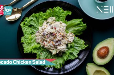 Avocado Chicken Salad For Weight Loss | Tasty Avocado Chicken Salad Recipe