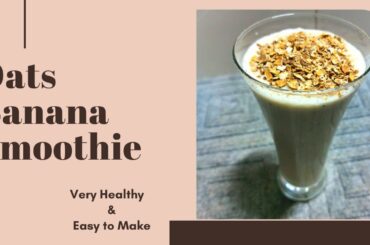 Oats Banana Smoothie | Smoothie Recipe for Weight Loss | Smoothie Recipes Malayalam |Greeshu's World