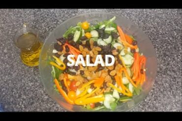 Healthy proteins and fiber packed SALAD!!!