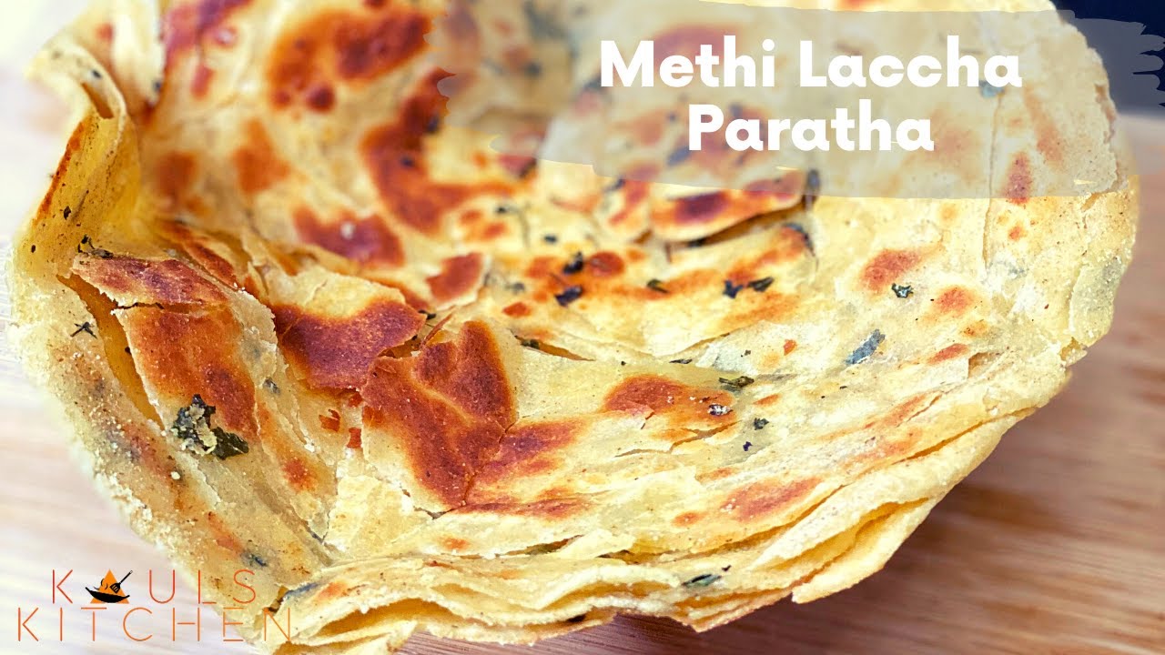 Methi Laccha Paratha(wheat)-Healthy Lunch Box Recipe for Indian Kids-Methi Ajwain Lachcha Parantha Methi Laccha Paratha(wheat)-Healthy Lunch Box Recipe for Indian Kids-Methi Ajwain Lachcha Parantha