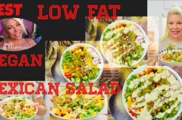 MEXICAN SALAD (no oil) low fat super easy and simple recipe yummy