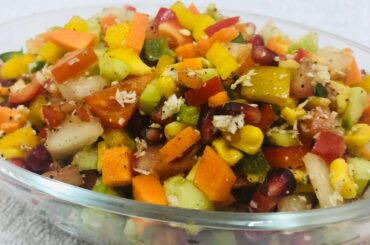 Healthy Fruit-Veg Salad | B CaZa Style | Easy N Healthy Salad |