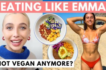 Eating Like Emma Chamberlain For A Day | easy & healthy recipes