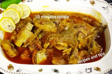 bhuna hua gosht/mutton karhai gosht/healthy recipe/10 minutes recipe/recipes and tips by Arzoo