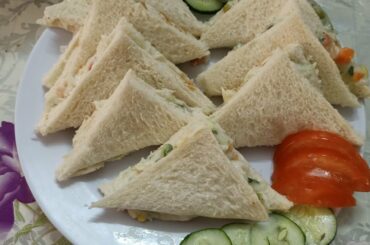 Chicken and Veg Sandwich |Homemade chicken and Veg Sandwich Recipe By Mina Desi Food