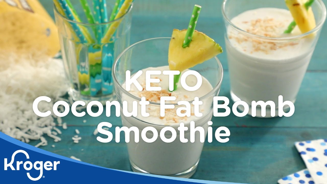 How to Make Keto Coconut Fat Bomb Smoothies | Healthy Recipes | Kroger How to Make Keto Coconut Fat Bomb Smoothies | Healthy Recipes | Kroger