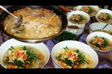 Chicken Porridge With Mushroom And Carrot - Homemade Healthy Food