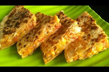 Healthy recipe for Breakfast | chapati sandwich | healthy recipe for kids| Leftover Roti recipe