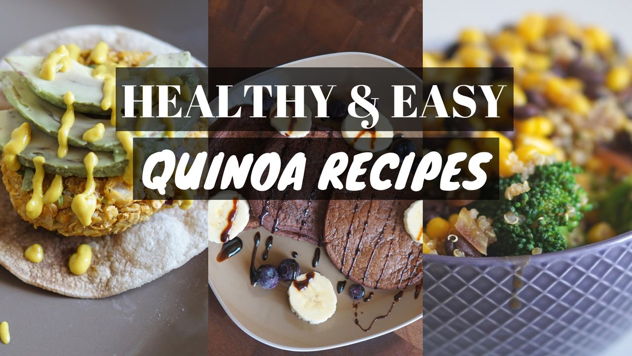 HEALTHY QUINOA RECIPES//VEGAN & EASY HEALTHY QUINOA RECIPES//VEGAN & EASY