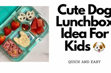 Sandwich School Lunch Idea Fun and Easy | Dog themed lunch | #Shorts | Lunch Box Ideas For Kids
