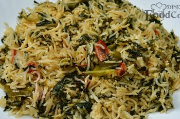 Healthy Lunch Recipe/ Keerai Sadham/ Spinach Rice