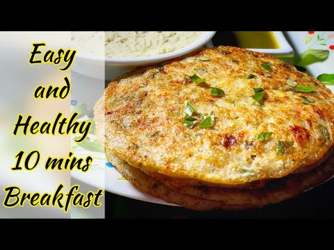 Easy Breakfast Recipe | Fluffy Vegetable Rice cheela | Healthy breakfast Easy Breakfast Recipe | Fluffy Vegetable Rice cheela | Healthy breakfast