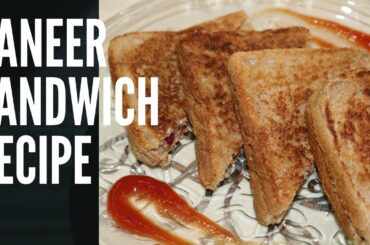 Healthy Paneer Sandwich Recipe || Cottage Cheese Sandwich