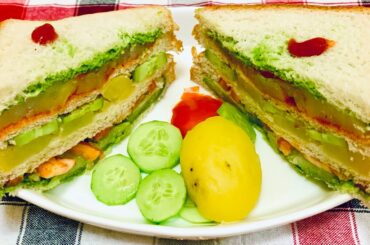 Veg Sandwich | Bombay sandwich| Kids Lunchbox special |Easy and Healthy