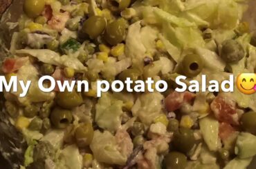 My Own Potato Salad Recipe |Super Food Recipe  |Super yummy and Super Healthy Salad By H Idrees