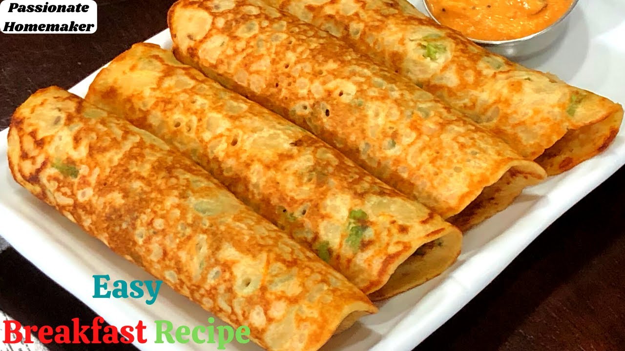 Healthy Breakfast Recipe – Easy Breakfast Recipe – Instant Breakfast Recipe – Wheat Flour Uttapam Healthy Breakfast Recipe - Easy Breakfast Recipe - Instant Breakfast Recipe - Wheat Flour Uttapam