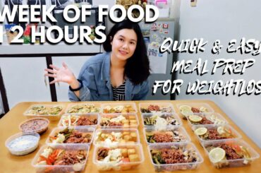 19 Healthy Meals in 2 Hours | Weight Loss Meal Prep