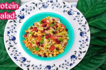 Protein salad||mixed pulses salad recipe||instant indian salad||healthy nutrients indian salad|hindi