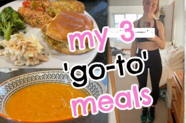 3 HEALTHY AND EASY RECIPES FOR FAT LOSS // WEEKLY MEAL PLANNING