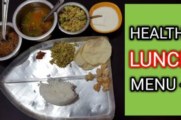Healthy Lunch Menu in Tamil