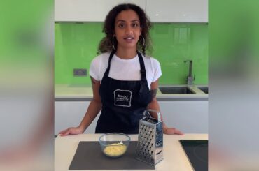 Healthy Snack Recipe Demo - Cheese & Mushroom Omelette