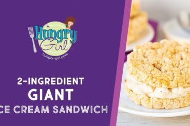 How to Make Hungry Girl's Giant Ice Cream Sandwich (Speedy Recipe Demo)