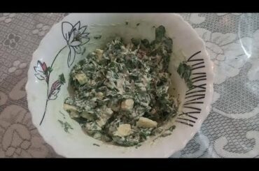 Spinach Apple Salad, Healthy Salad, Quick easy Salad