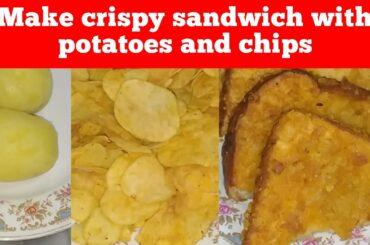 10 minutes crispy sandwich recipe|quick and easy breakfast recipe|crispy potato sandwich|