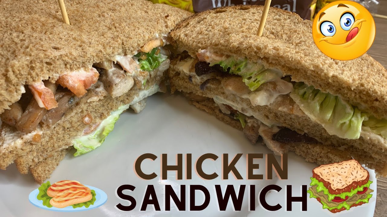 HOMEMADE GRILLED CHICKEN AND SALAD SANDWICH | HEALTHY BROWN BREAD SANDWICH | EFE FOOD KITCHEN HOMEMADE GRILLED CHICKEN AND SALAD SANDWICH | HEALTHY BROWN BREAD SANDWICH | EFE FOOD KITCHEN