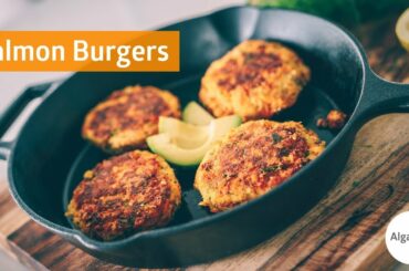 8-Ingredient Salmon Burgers | AlgaeCal Recipes