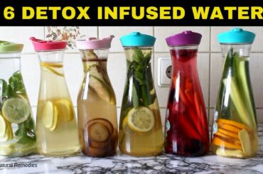 6 Detox / Infused Water Recipes For Weight Loss And Burn Belly Fat