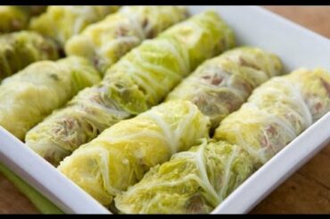 Beef and Cabbage Roll - HEALTHY FOOD - DIABETIC FOOD - How To QUICKRECIPES
