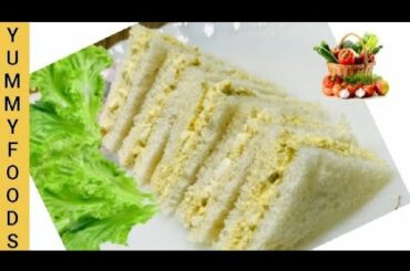 Egg Mayo Sandwich In Just 5 Minutes.Easy breakfast recipe by Yummy Foods With U #Youtubeshorts