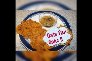 Oats Pan Cake/Uthappan/Dosa/Healthy/Easy Dinner Recipes In Tamil