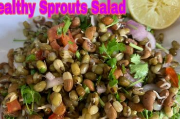 Sprouts salad | Molakalatho salad | Steamed sprouts Salad | Healthy Breakfast recipe | Healthy&Tasty