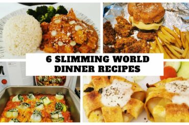 6 Slimming World Dinner Ideas | Slimming World Dinner Recipes | 6 Healthy Dinner Ideas
