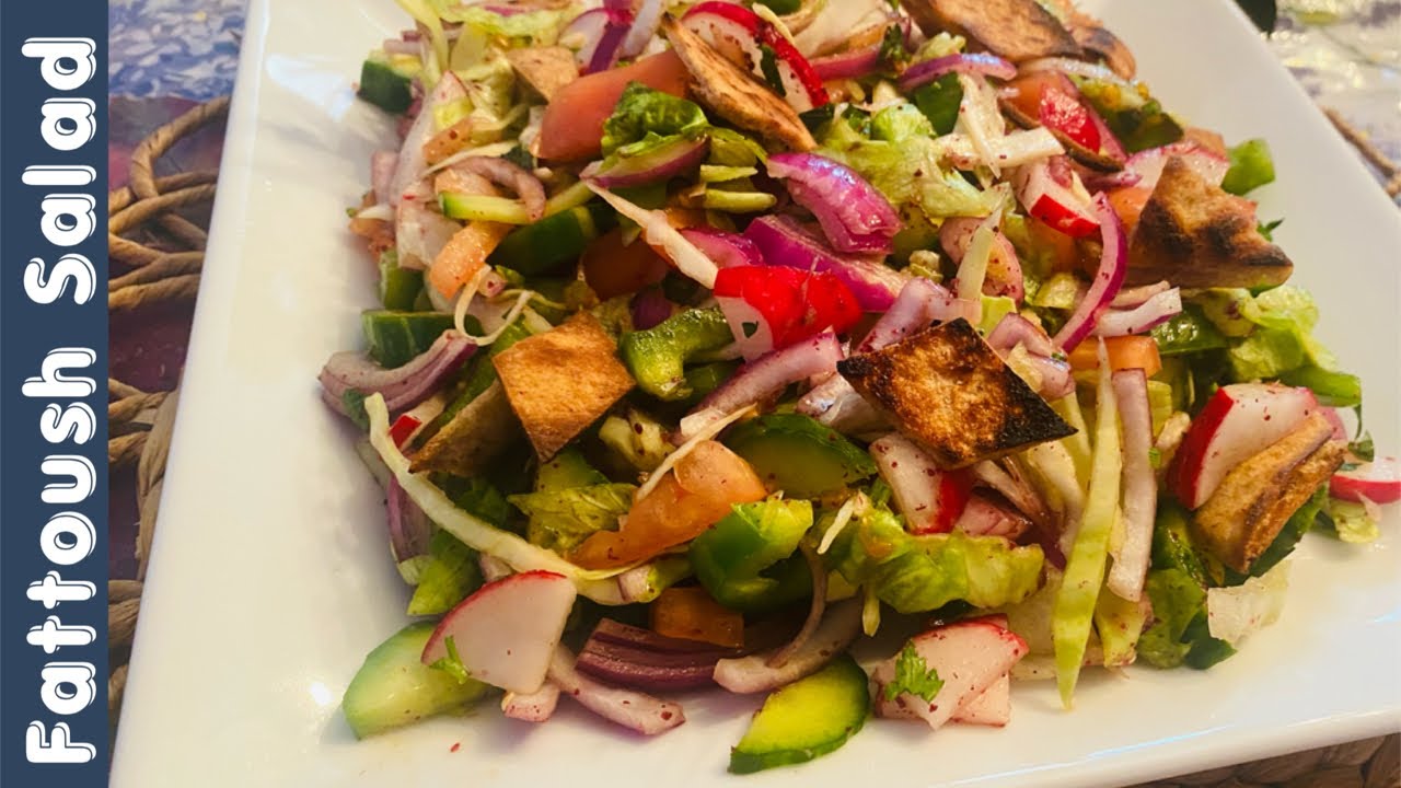 Best Arabic Fattoush Salad Recipe ||Authentic Lebanese Fattoush Recipe ||Healthy Salad Recipe Best Arabic Fattoush Salad Recipe ||Authentic Lebanese Fattoush Recipe ||Healthy Salad Recipe