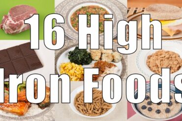 16 High Iron Foods (700 Calorie Meals) DiTuro Productions