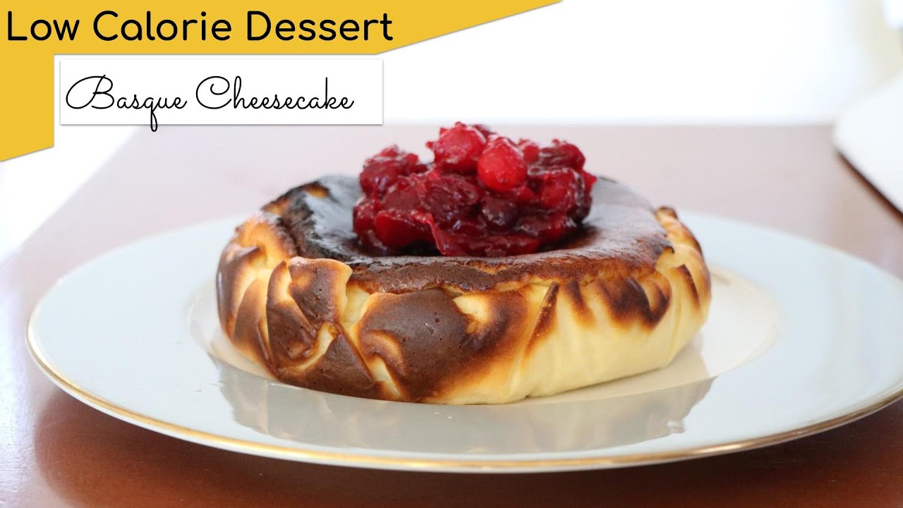 Healthy Greek Yogurt Basque Cheesecake (275 calories/slice) | Diet Dessert Healthy Greek Yogurt Basque Cheesecake (275 calories/slice) | Diet Dessert