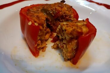 Baked Bell Pepper Rings| Healthy Baked Bell Pepper Ring Recipe| Healthy Recipe