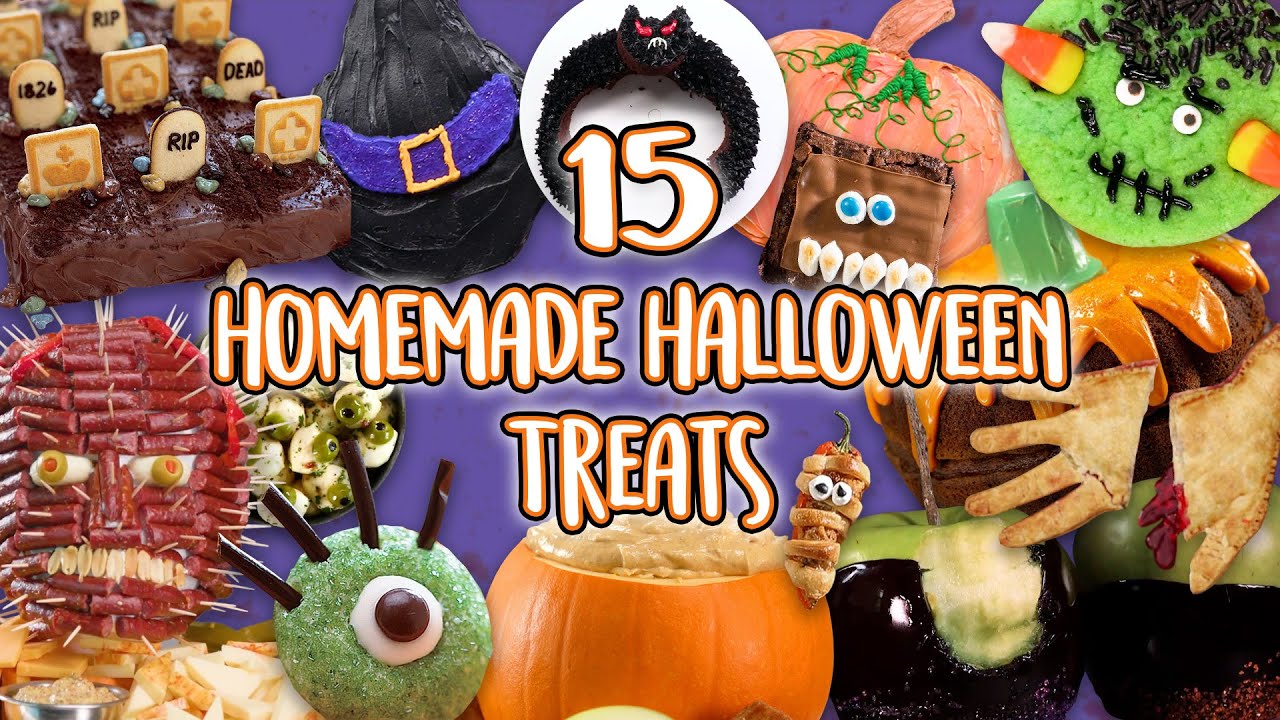 15 Homemade Halloween Treats | DIY Food Ideas for Halloween Party | Recipe Compilation 15 Homemade Halloween Treats | DIY Food Ideas for Halloween Party | Recipe Compilation